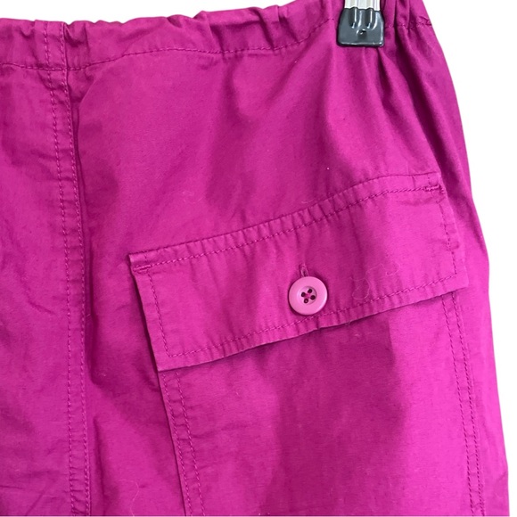 HAPPILY GREY Parachute Cargo Pants fuchsia, size XS oversized tie-waist NWOT y2k - Picture 5 of 5